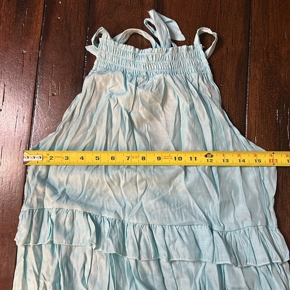 NWOT‎ Elegant Blue Maxi Dress - Picture 6 of 6